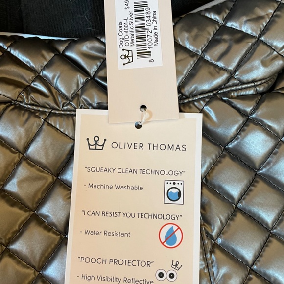 NWT Oliver Thomas Dog coat/jacket - Picture 4 of 8
